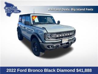 2022 Ford Bronco black diamond