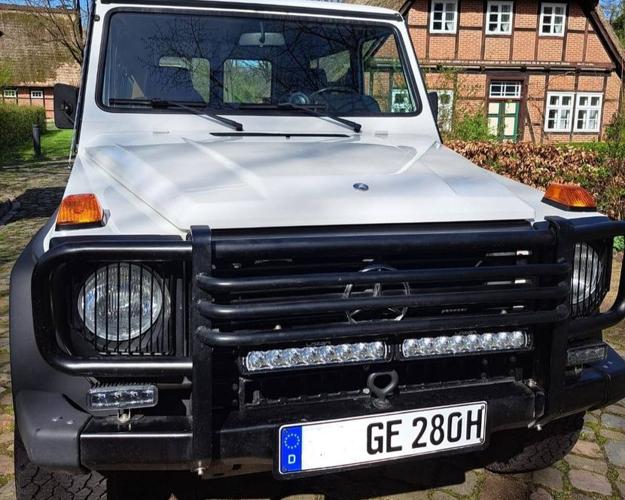 restored 1983 mercedes-benz 280ge 4x4 in fair play, south carolina