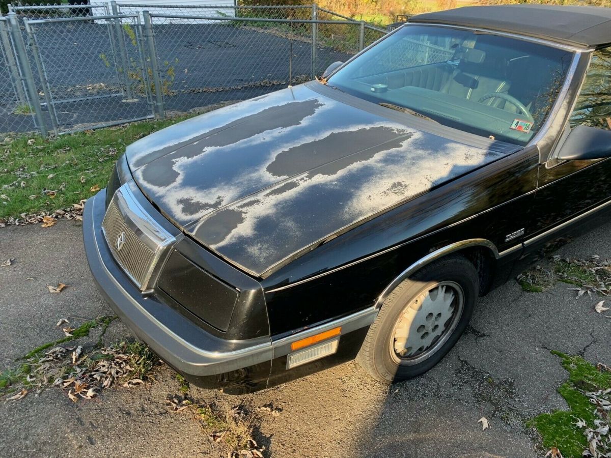 1988 chrysler lebaron premium convertible turbo 2.2l turbo i