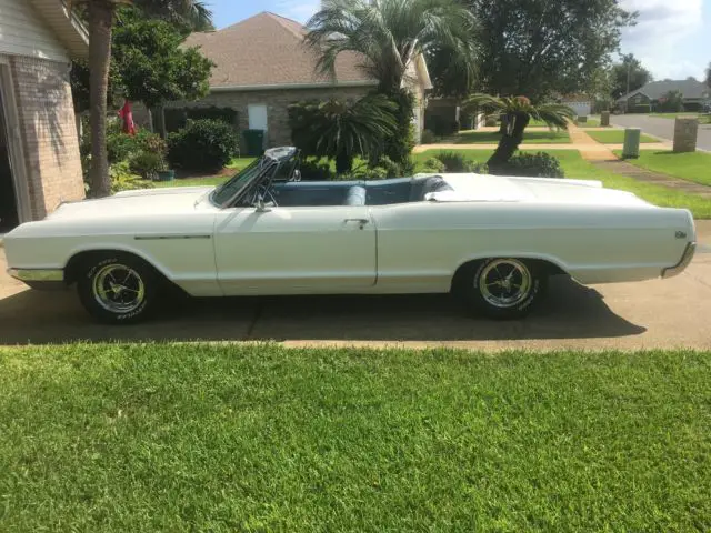 1966 buick lesabre custom convertible. 340ci 4bbl. white on white. nice!