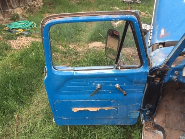 1964 ford f100 pickup truck long bed straight six minim. rust new mexico restore