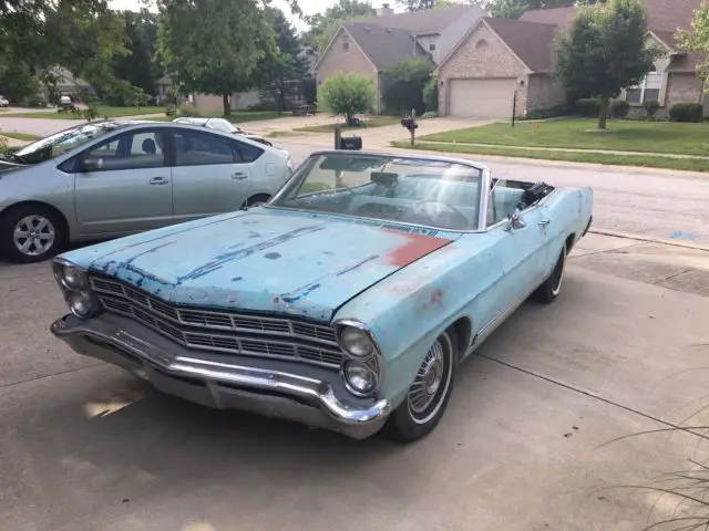 1967 ford galaxie 500 convertible......relisted with lower..reserve.barn find
