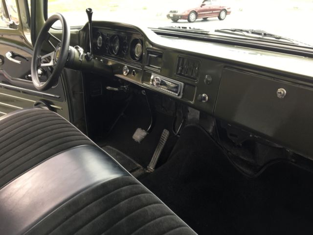 green, 1963, gmc, big block 454, turbo 400 transmission