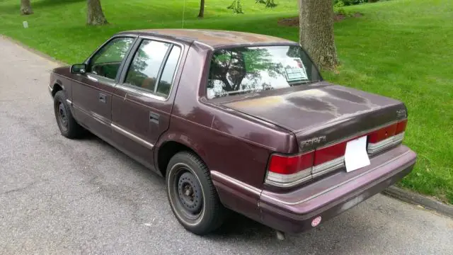 1994 plymouth acclaim starts and runs good