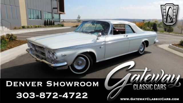 white 1964 chrysler 300 v-8 big block 413cid 3 speed auto available now!