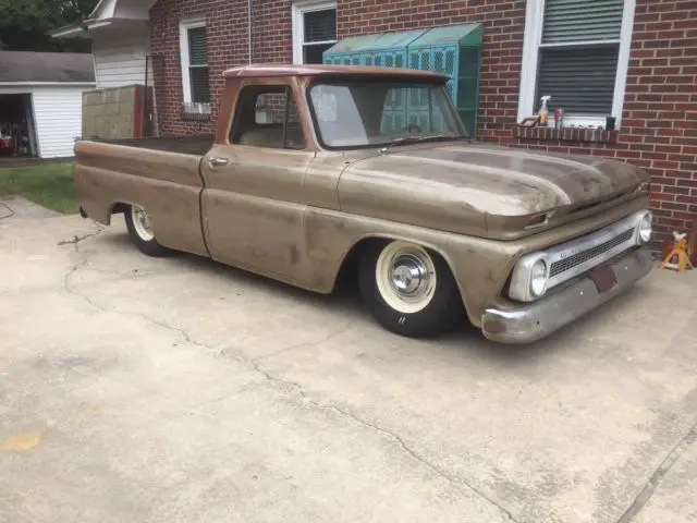 66 chevrolet c-10 swb fleetside, shop truck, rat rod, bagged, air ride, patina