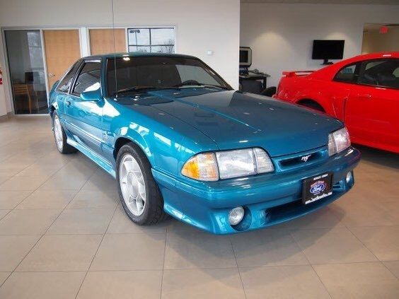 93 mustang cobra, svt 5.0 rare teal, blk interior
