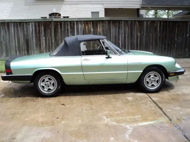 alfa romeo spider 1984 veloce 2.0l