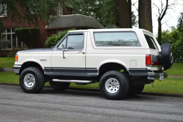 1990 ford bronco xlt full size 4x4 5.8l v8 automatic only 96,743 orig miles!!!