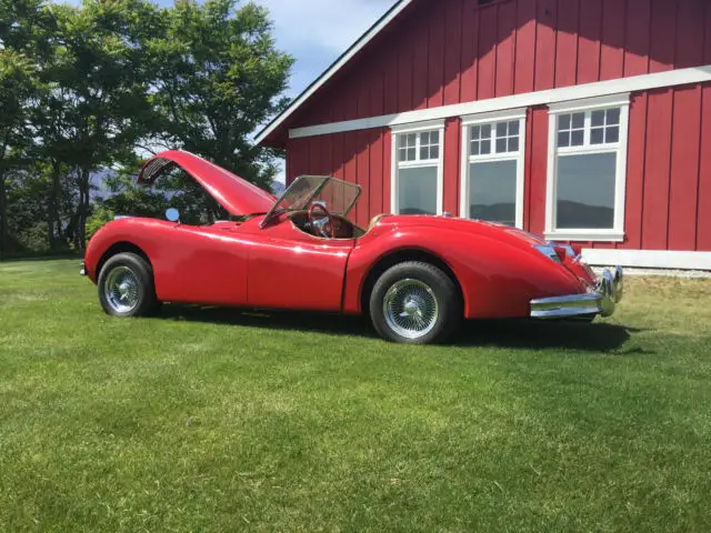 jaguar xk120 xk140 1952 coupe convertible replica w/ automatic 4cyl mustang ii