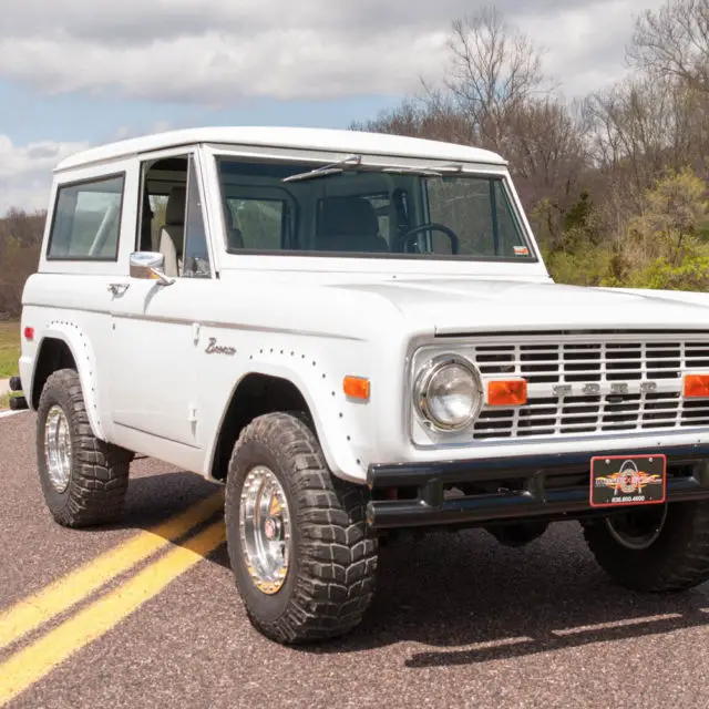 1974 ford bronco, frame off restoration, 302 v8, powder coated frame and axles