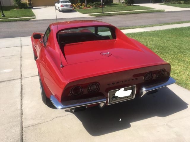 1970 corvette stingray 454 ls5 c.i. 4 speed manual transmission w/ ac