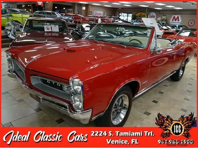 1966 pontiac gto 9999 miles montero red