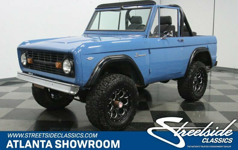 classic vintage chrome 4x4 fomoco suv 302 v8 3-speed manual blue
