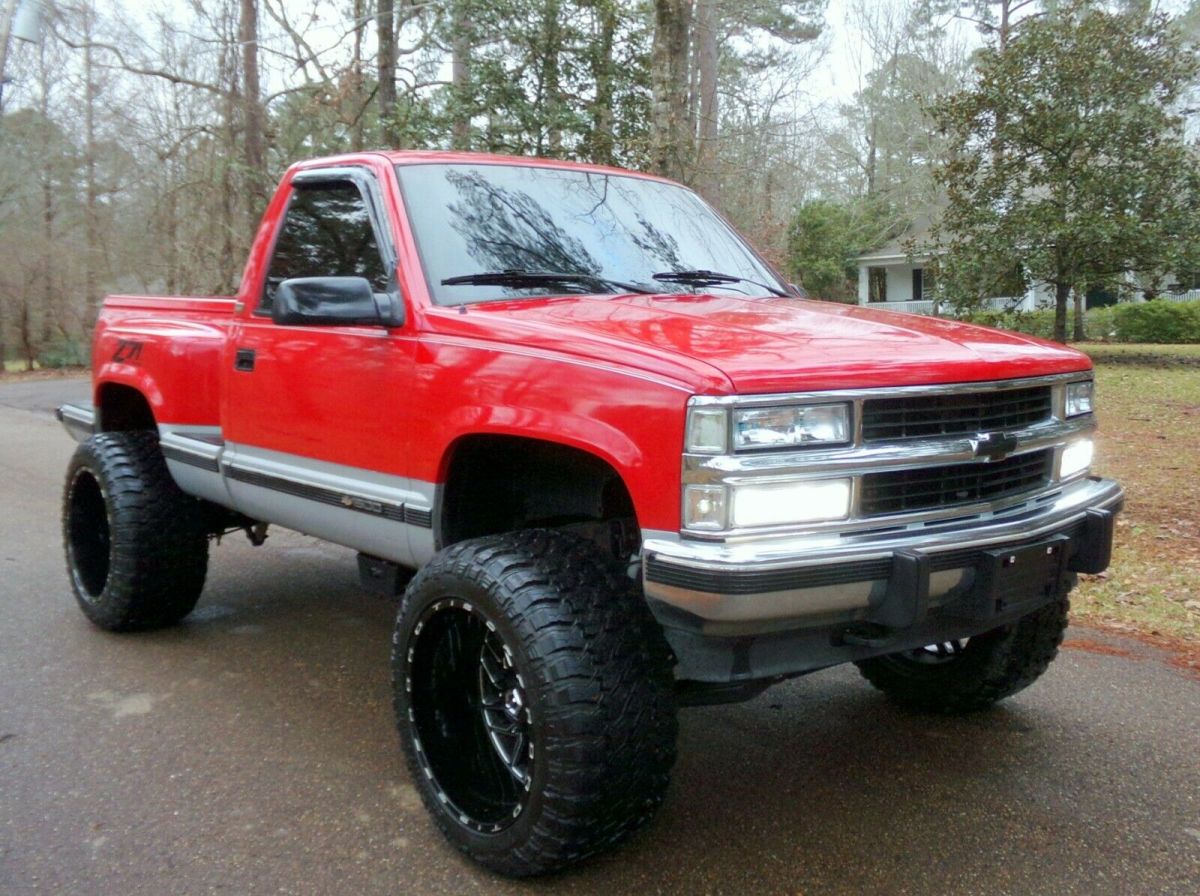 no reserve 1994 chevrolet silverado 1500 z71 4x4 c/k stepside truck 2 owner