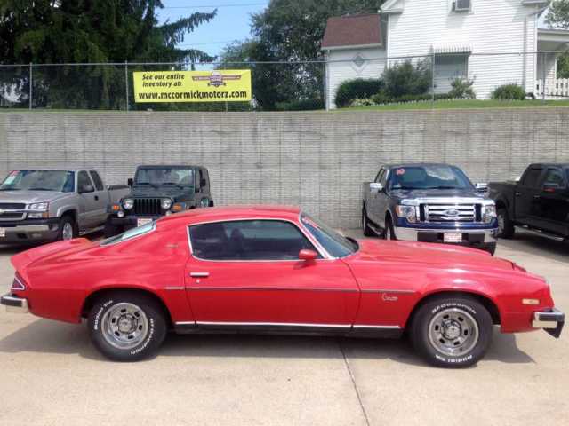 1974 chevy chevrolet camaro lt 2 door 350 auto 106,097 miles used