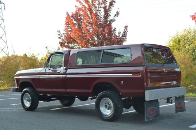 1973 ford f-250 factory high boy custom long bed 4x4 4-speed manual 65,193 miles