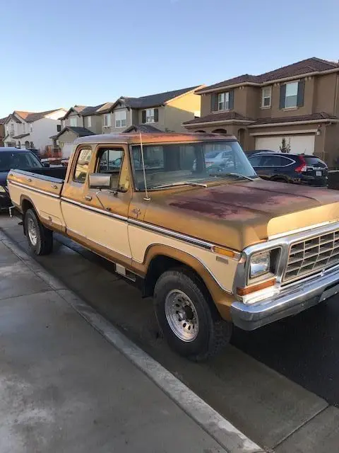 1979 ford f-250 ranger supper cab 4x4 xlt 32.000 miles ca truck 75 76 77 78