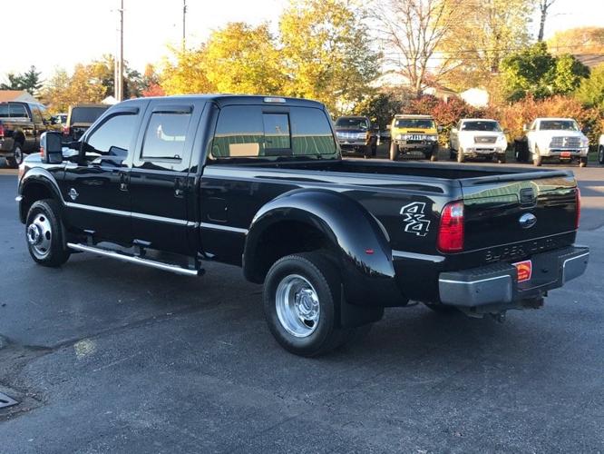 used 2014 ford f350 4x4 crew cab lariat drw baltimore, oh 43105 for sale in baltimore, ohio
