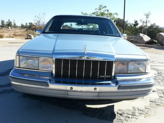 1990 lincoln town car cartier sedan 5.0l only 58,880 original california miles!