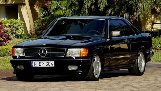 1985 mercedes benz 500sec sport coupe euro edition with amg package 51,000 miles