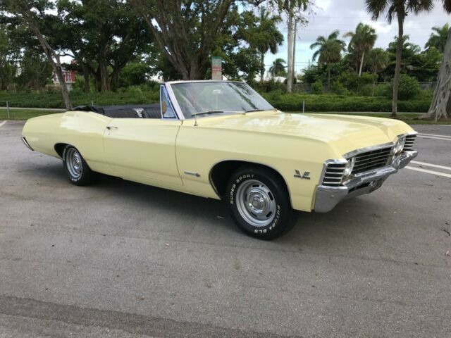 1967 impala ss 396 convertible 4 speed a/c documented