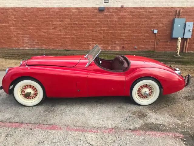 1953 red roadster!