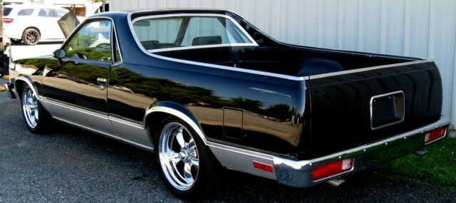 1981 el camino,stunning new black paint,crate 350/290hp,4 spd,ps,pdb,17"rimsexc