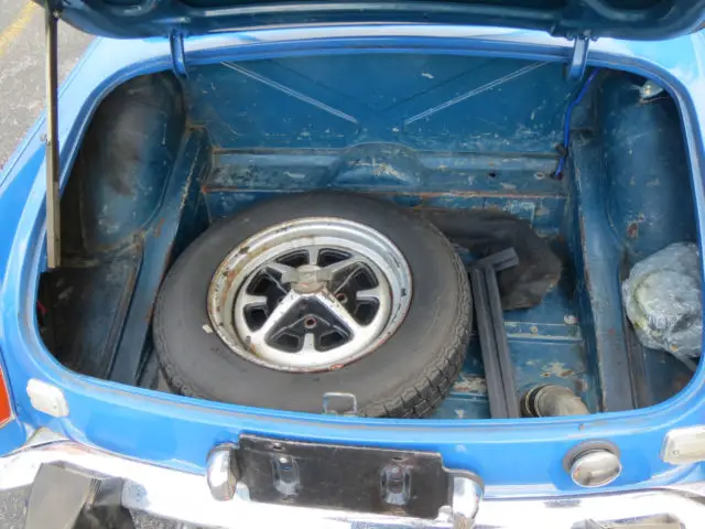 beautiful 1974 mg mgb chrome bumper roadster low miles clean undercarriage nice