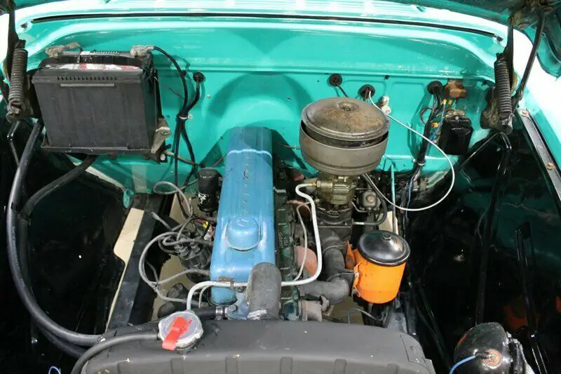 1956 chevrolet 3200 pickup 98500 miles turquoise i6 3 speed manual