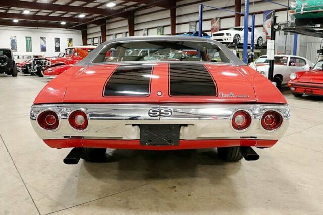 1972 chevrolet chevelle 98710 miles red coupe 454ci v8 automatic