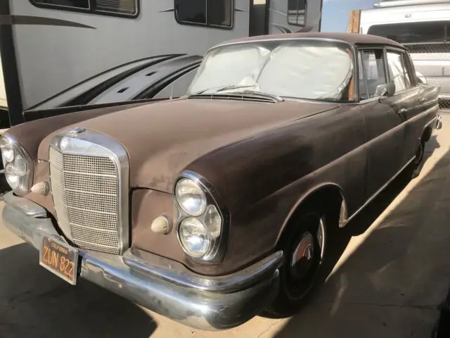 1965 mercedes-benz 220 s sedan brown rwd automatic