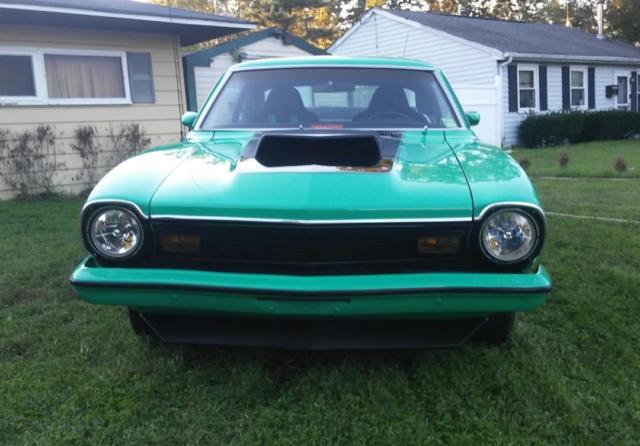 1973 ford maverick 350/350 v8 chevy 9" rear nice car runs grat. vega mustang