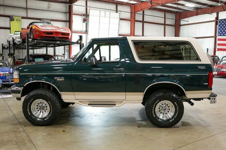 1992 ford bronco eddie bauer 155781 miles green truck 5.8l v8 automatic