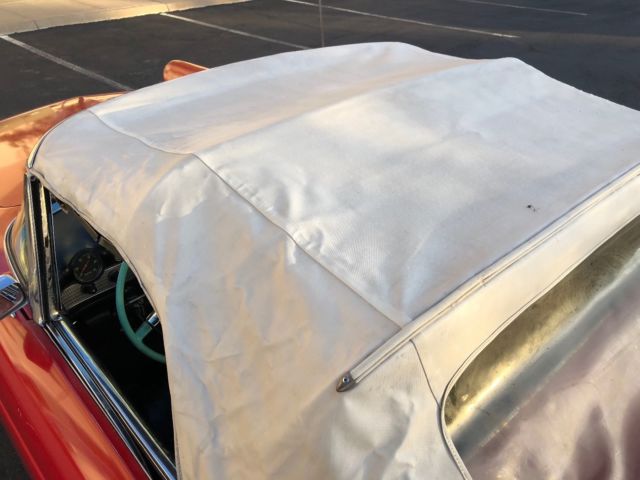 no reserve 1955 ford thunderbird roadster soft top and hard top numbers matching