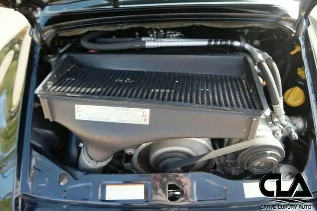 1994 porsche 911 turbo coupe 3.6l flat 6-cyl engine manual black