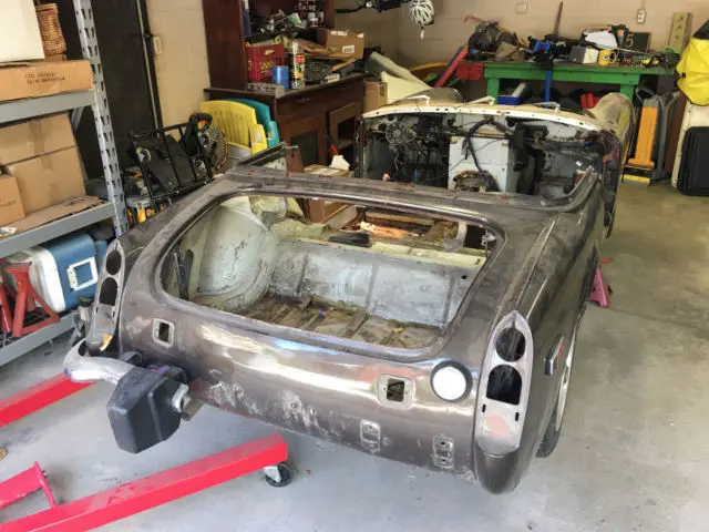 1974 mg midget mkiii (leyland) rolling chassis