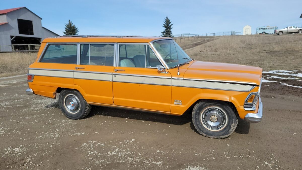 1972 jeep wagoneer: vintage classic 4x4 wagon. runs nice, a/c, 360v8, clear titl