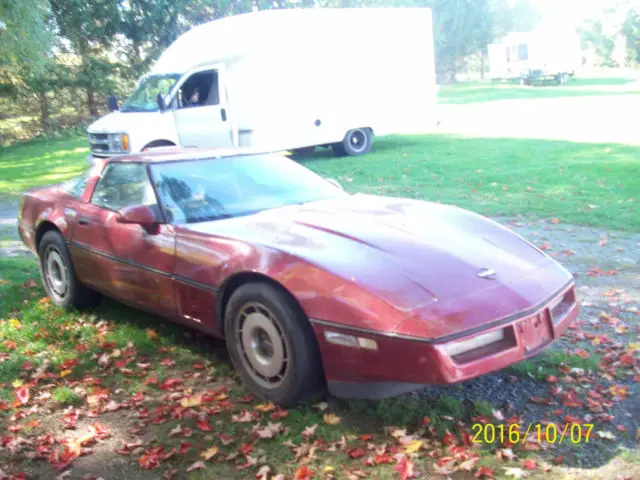 1987 corvette as is