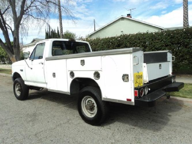 1994 ford f350 xl utility bed 4x4 in panorama city, ca