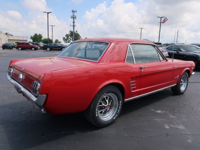 1966 ford mustang gt coupe auto red leather 289 ci 225 hp v8 extra interior kit