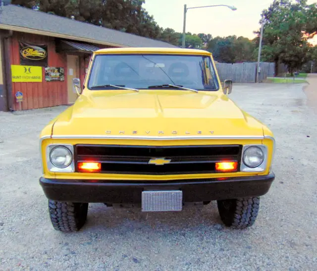 chevy c10 1968 4x4 truck 4 speed 50 motor swb pwr steer brakes 3wheels audio gmc