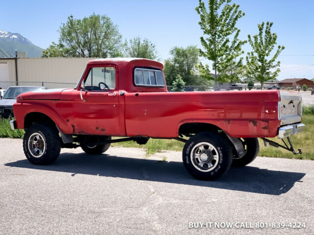 1965 ford highboy f100 on 1970 f250 chassis, 390 v8, dana 60 front & rear axles