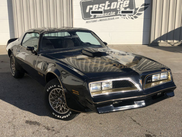 1978 pontiac trans am 72991 miles starlight black coupe pontiac 400, w72 - t/a
