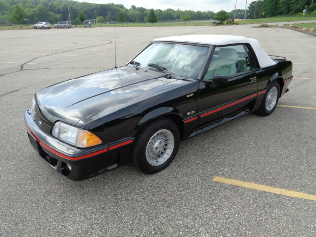 1988 ford mustang gt convertible 5.0 13k original miles