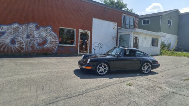 1991 porsche 911 coupe black manual carrera 4