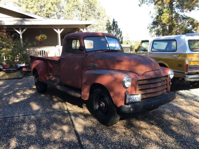 1952 gmc 9' bed pickup truck