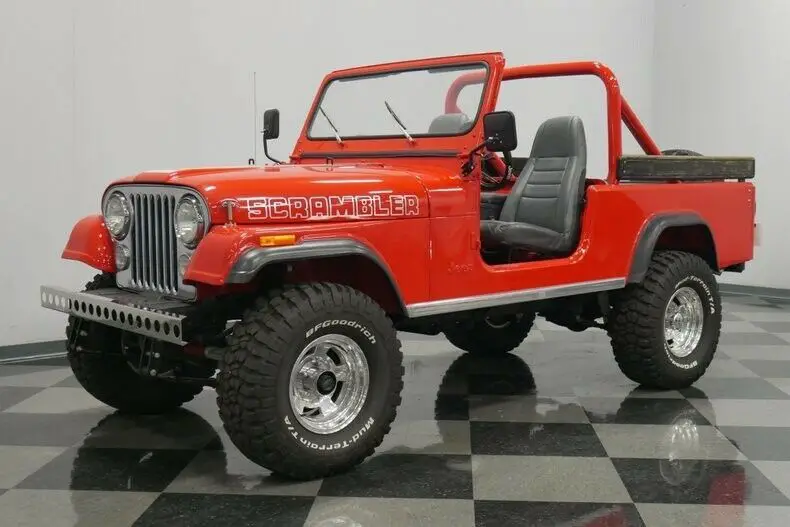 classic vintage jeep cj8 cj-8 scrambler