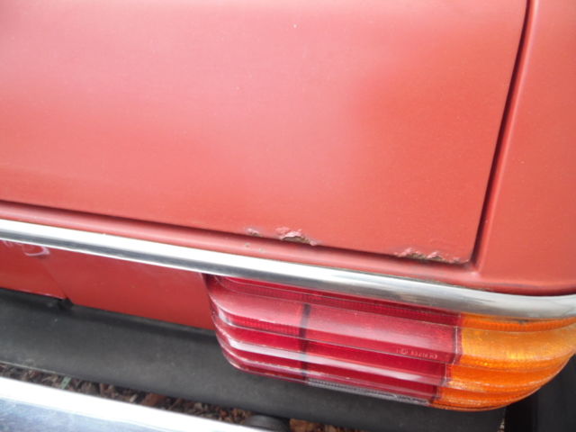 1974 mercedes benz 280 4 door automatic 84000 k miles light restoration project