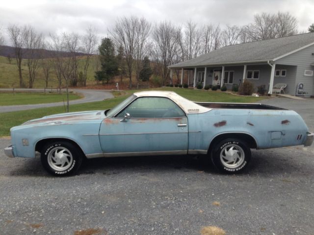 1977 chevrolet el camino-gmc sprint-vintage-project-runs and drives